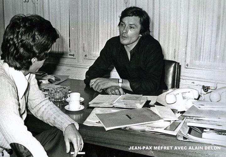 Jean-Pax Méfret et Alain Delon